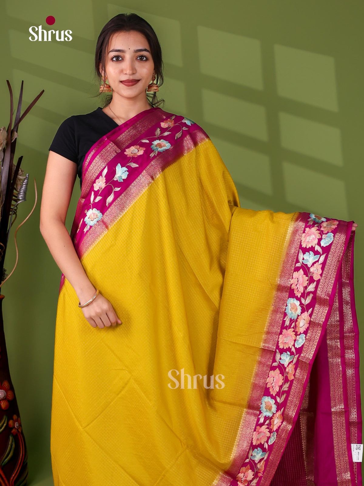 Semi Mysoresilk Saree - EJ14199