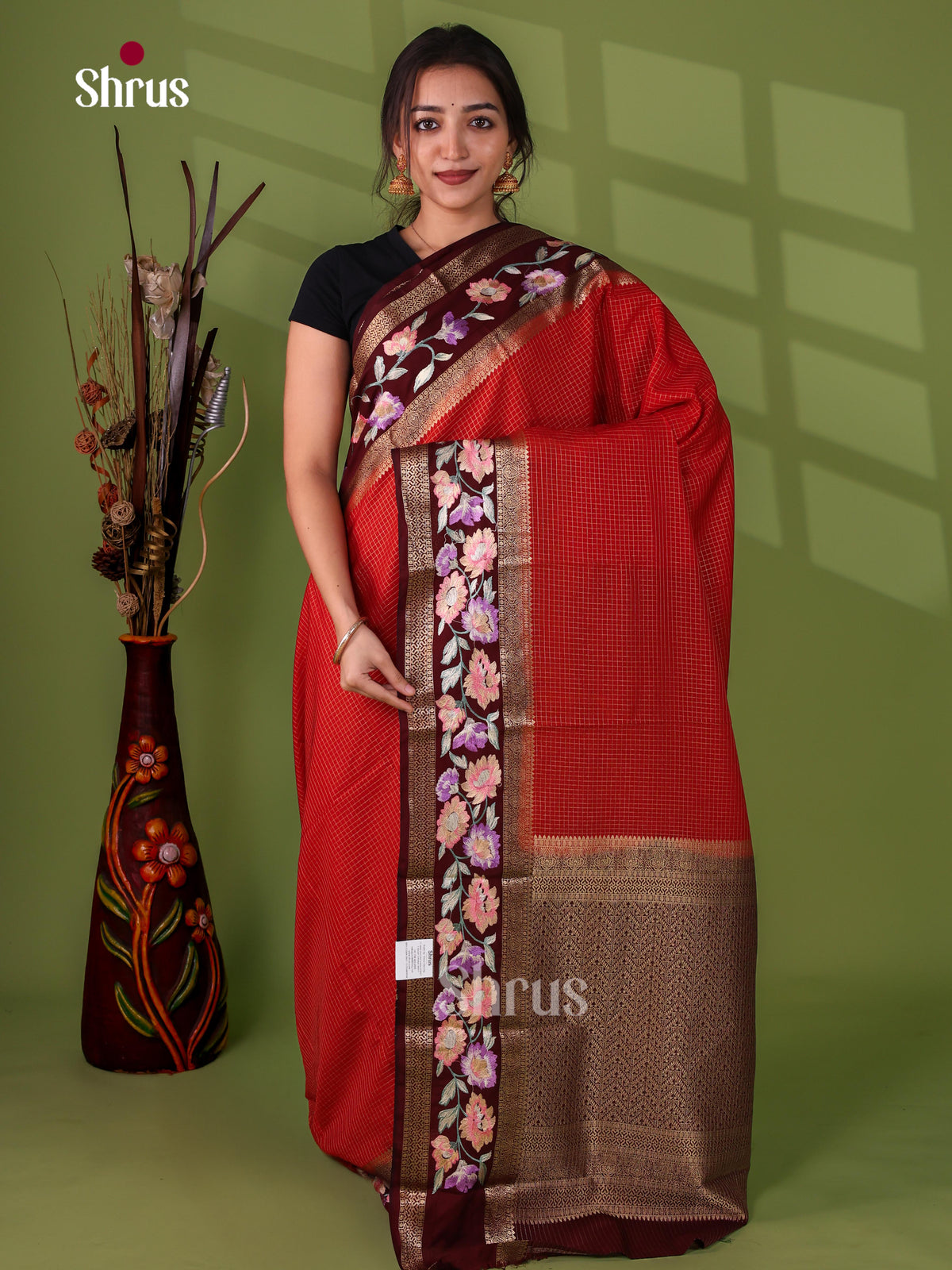 Semi Mysoresilk Saree - EJ14207