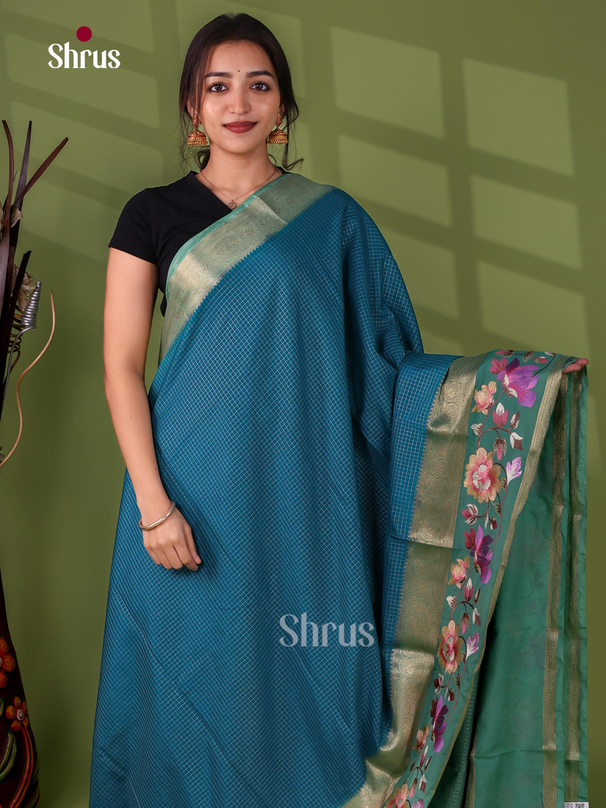 Semi Mysoresilk Saree - EJ14210