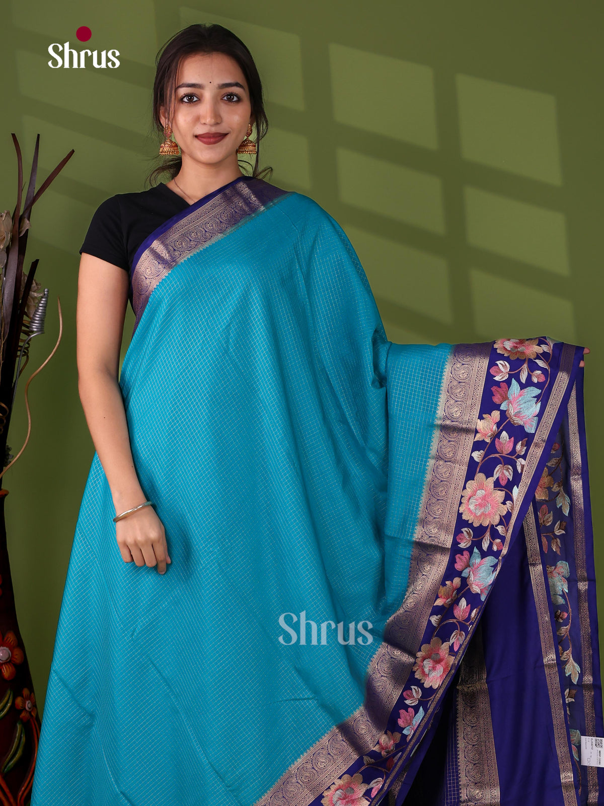 Semi Mysoresilk Saree - EJ14212