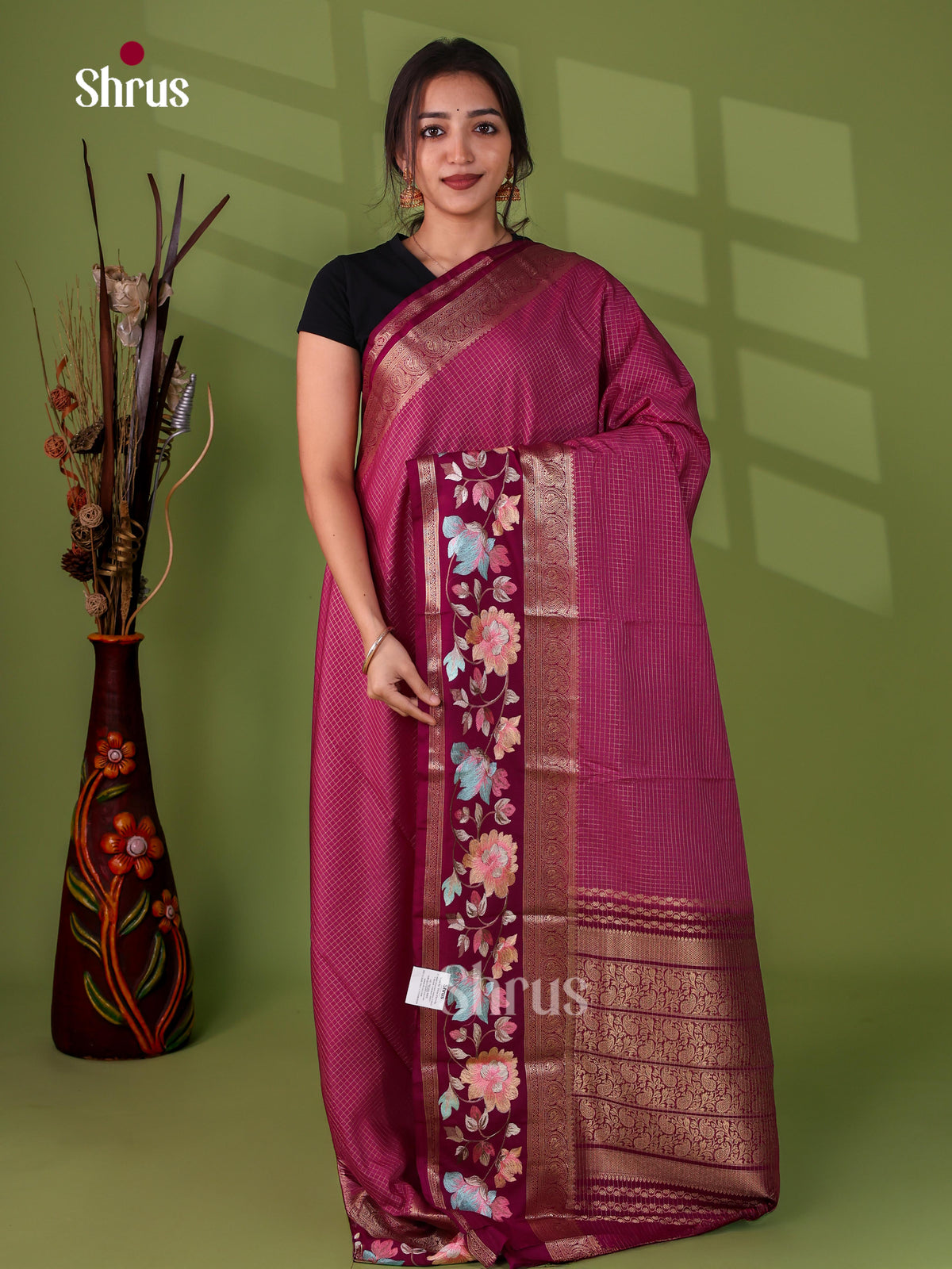 Semi Mysoresilk Saree - EJ14219