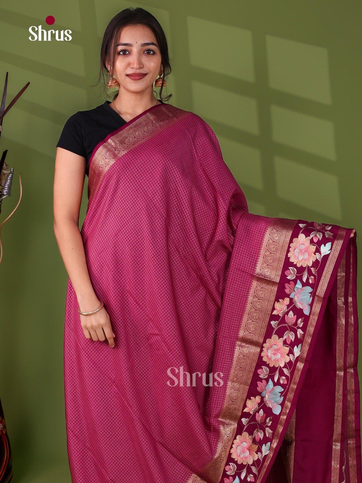 Semi Mysoresilk Saree - EJ14219