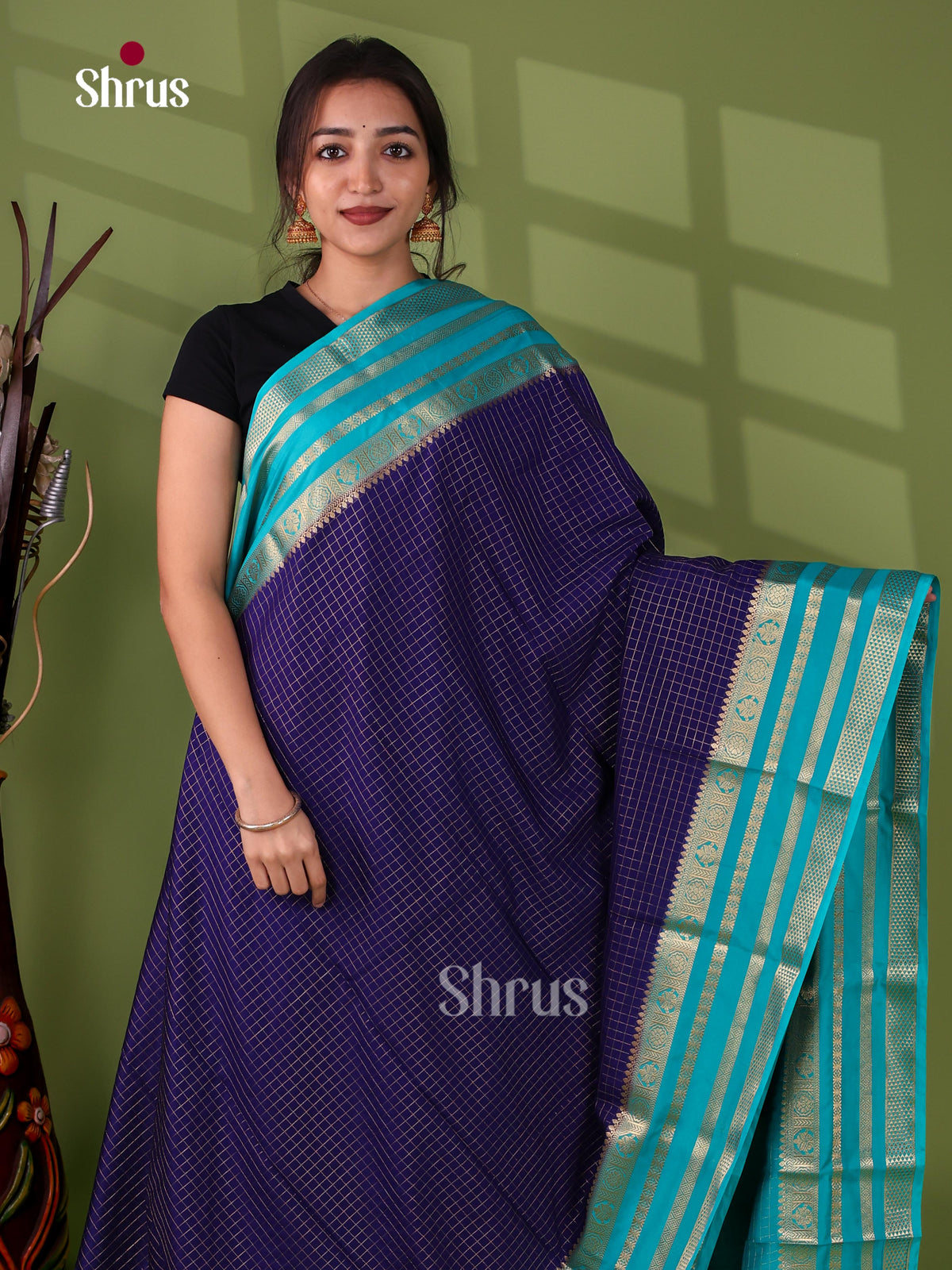 Semi Mysoresilk Saree - EJ14229