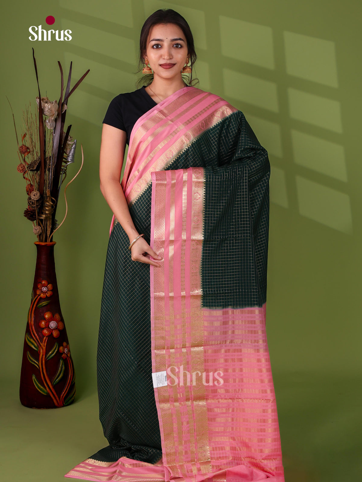 Semi Mysoresilk Saree - EJ14230