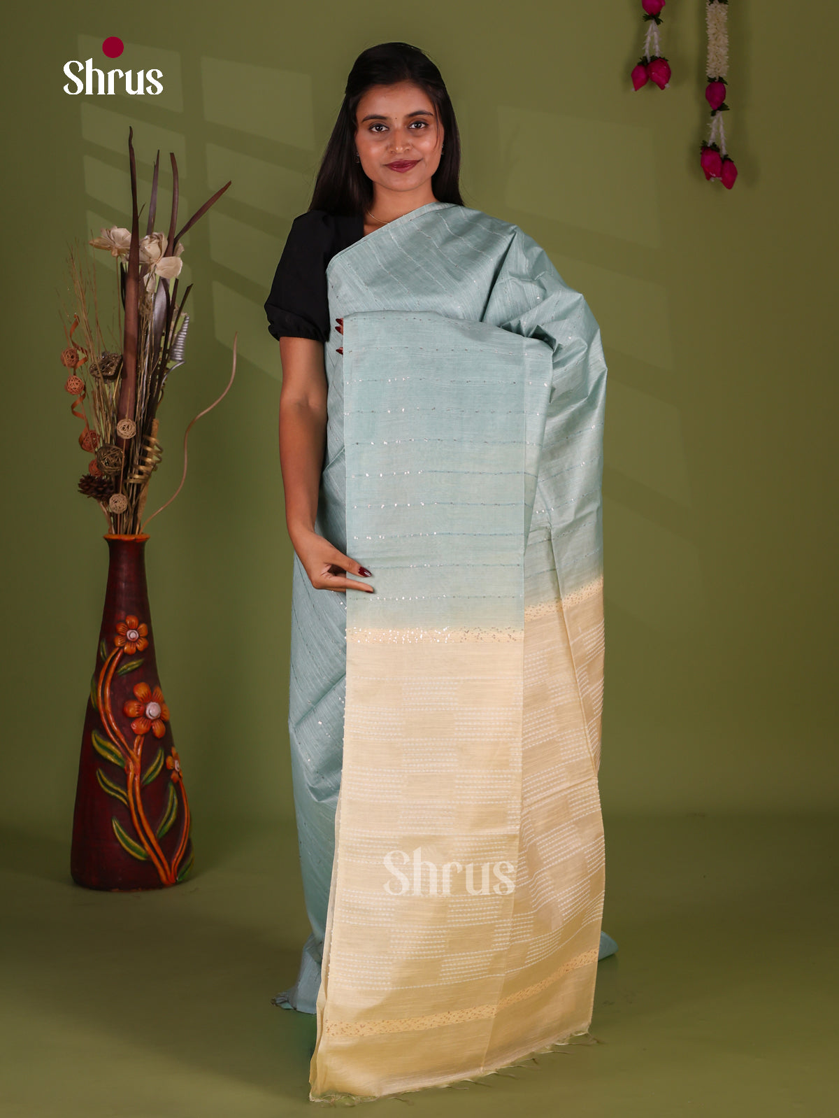 Zari Semi Tussar Saree - EJ14326