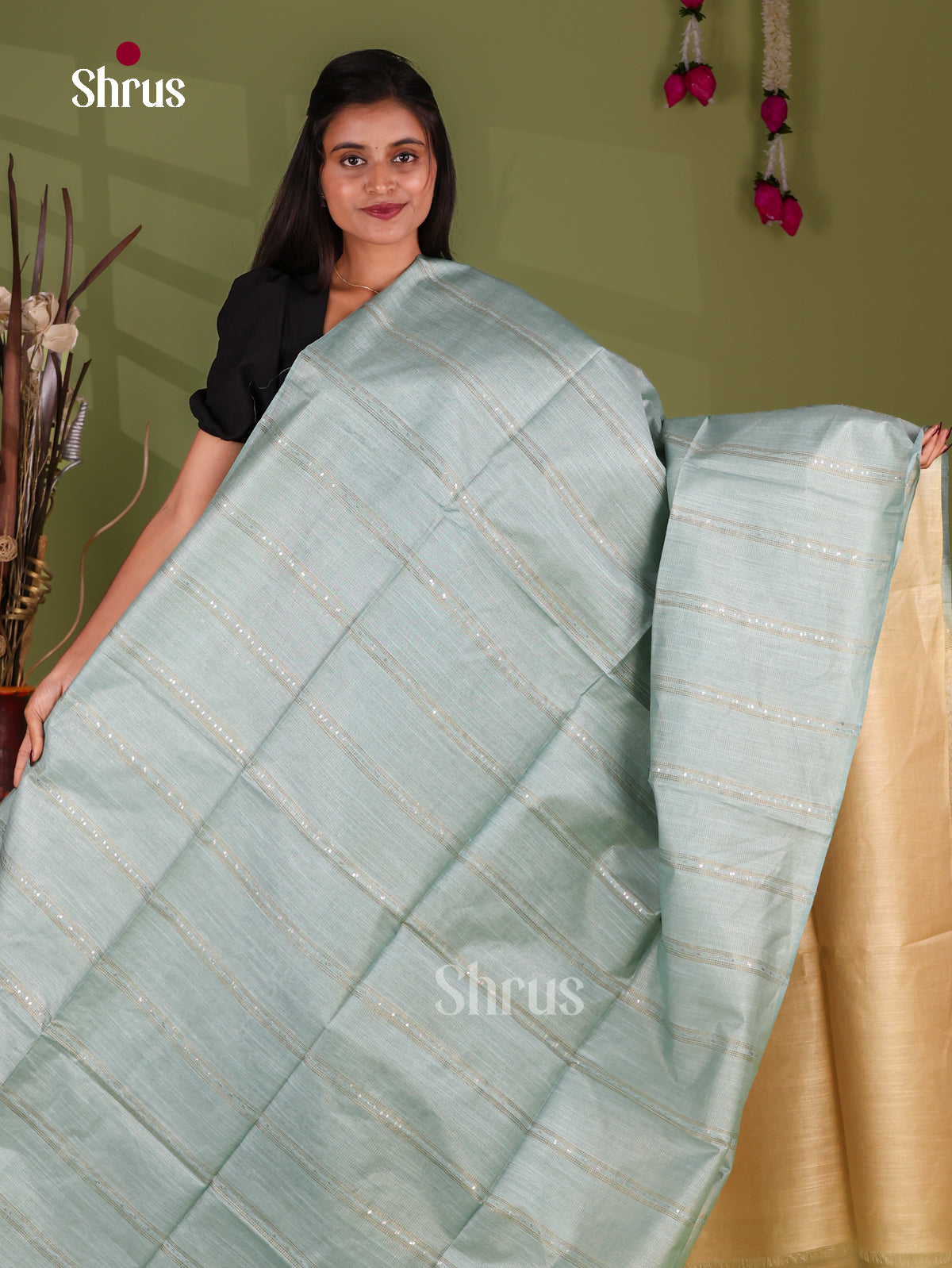 Zari Semi Tussar Saree - EJ14334
