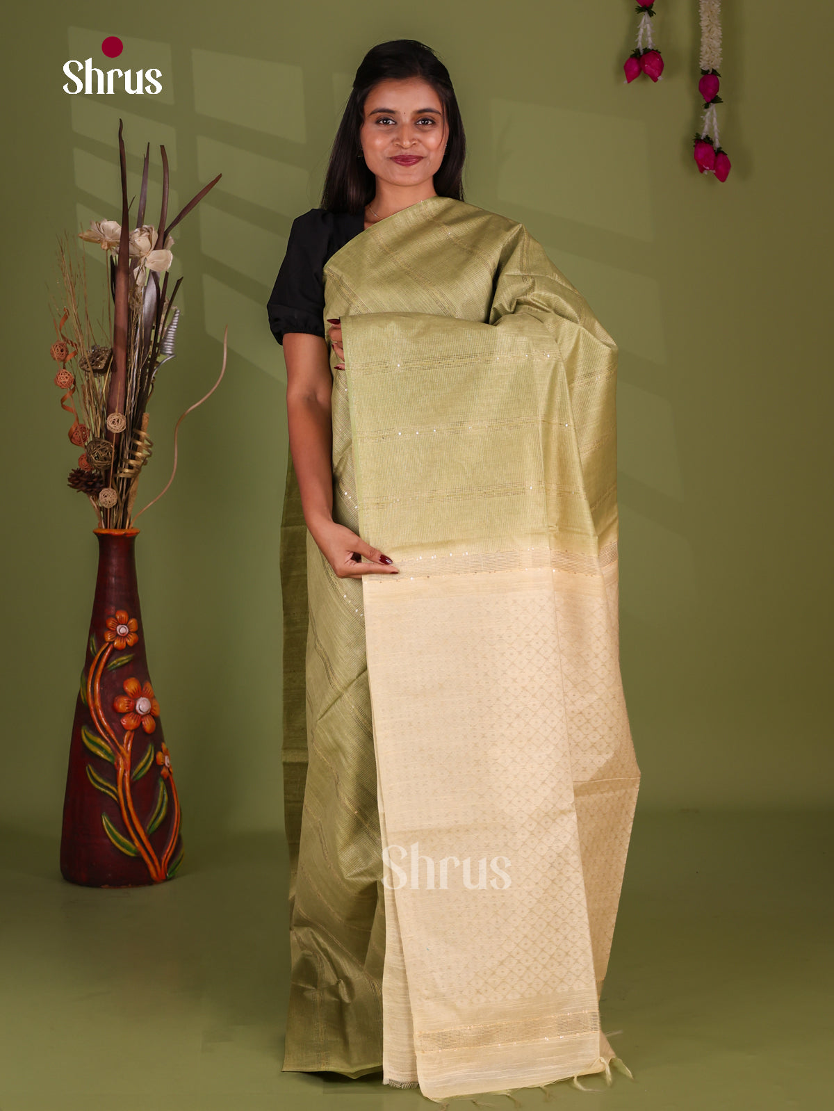 Zari Semi Tussar Saree - EJ14336
