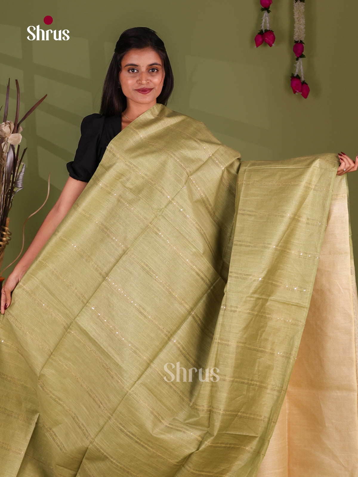 Zari Semi Tussar Saree - EJ14336