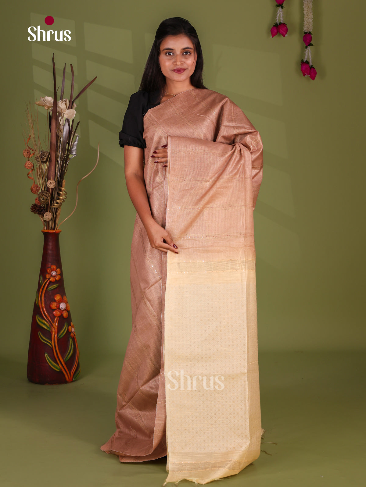 Zari Semi Tussar Saree - EJ14337