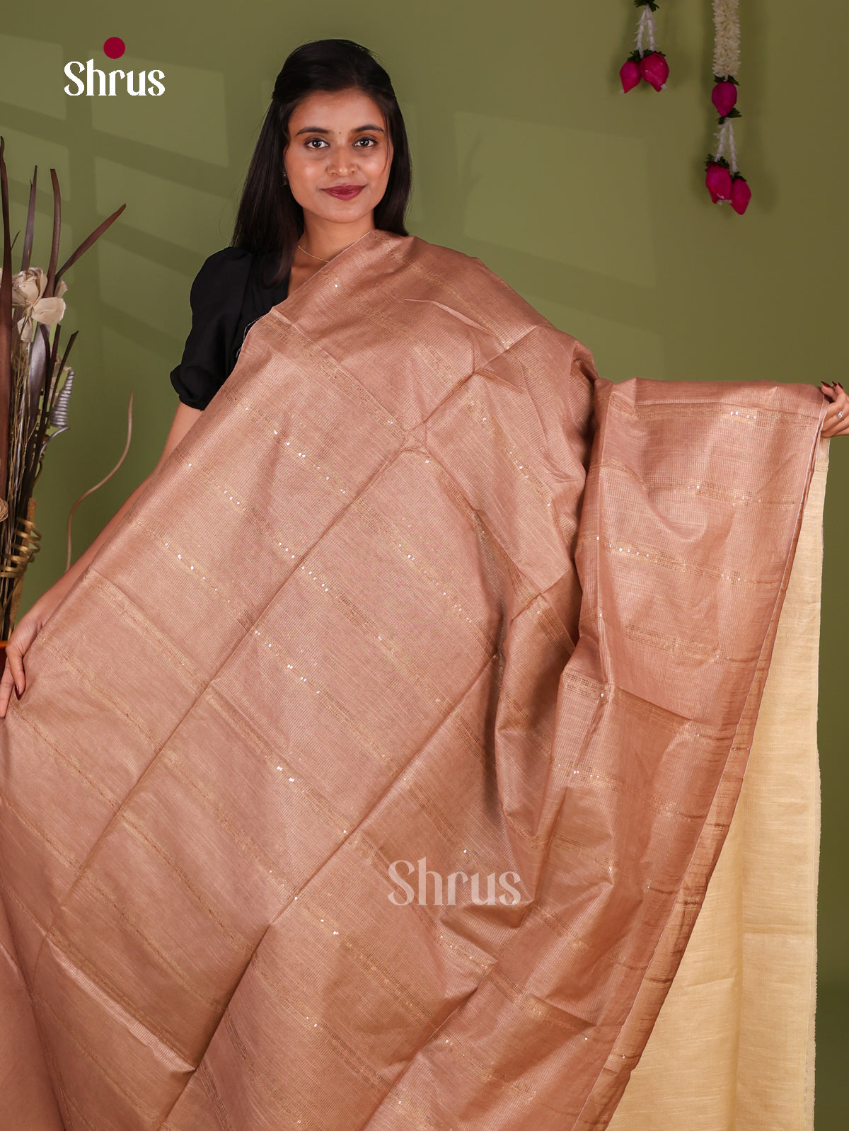 Zari Semi Tussar Saree - EJ14337
