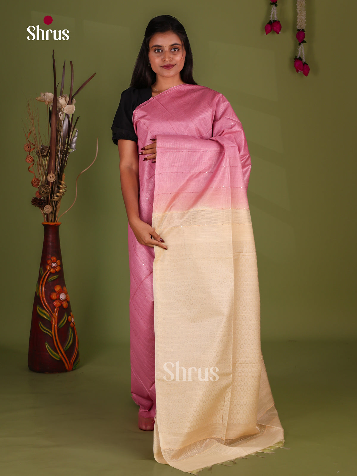 Zari Semi Tussar Saree - EJ14343