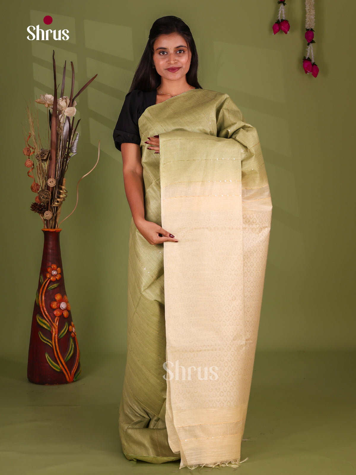Zari Semi Tussar Saree - EJ14344