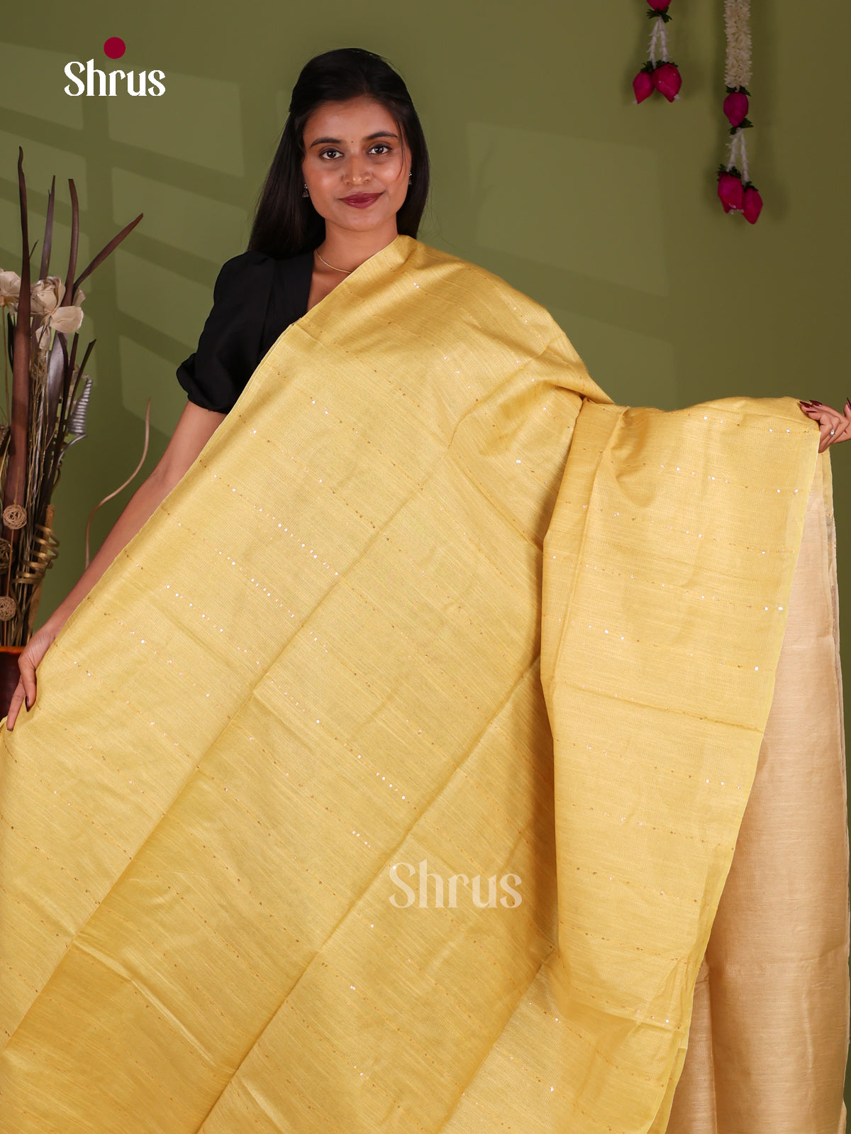 Zari Semi Tussar Saree - EJ14345