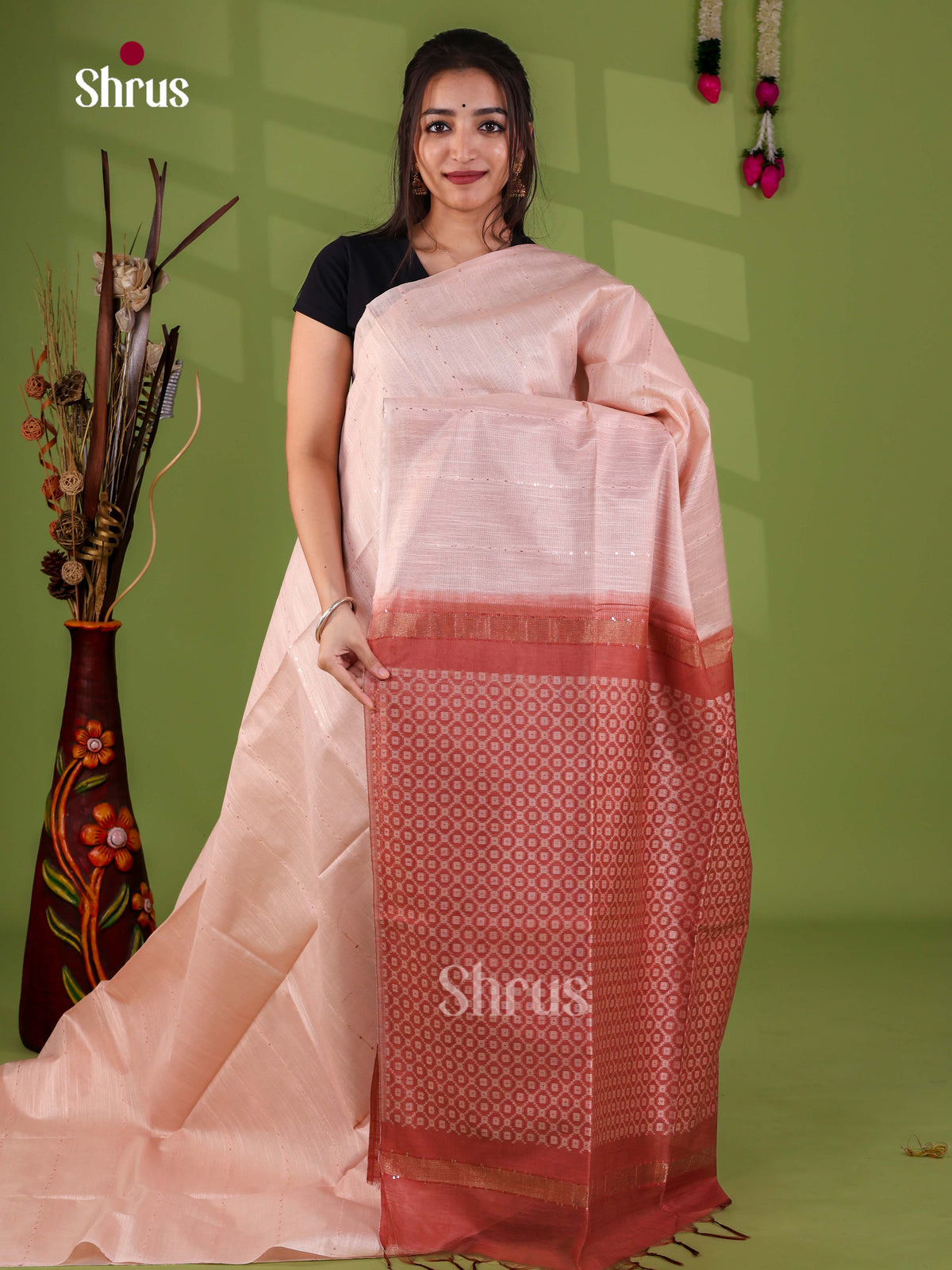 Zari Semi Tussar Saree - EJ14348