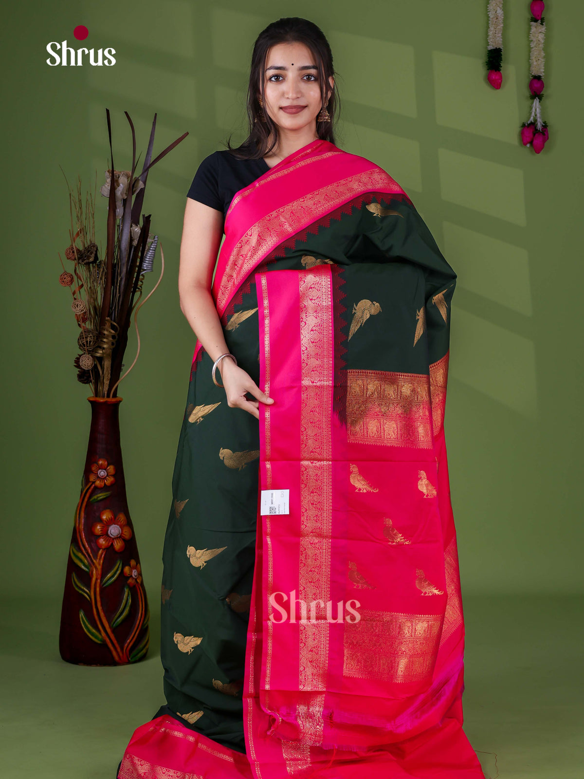 Semi Kanchipuram Saree - EJ15372