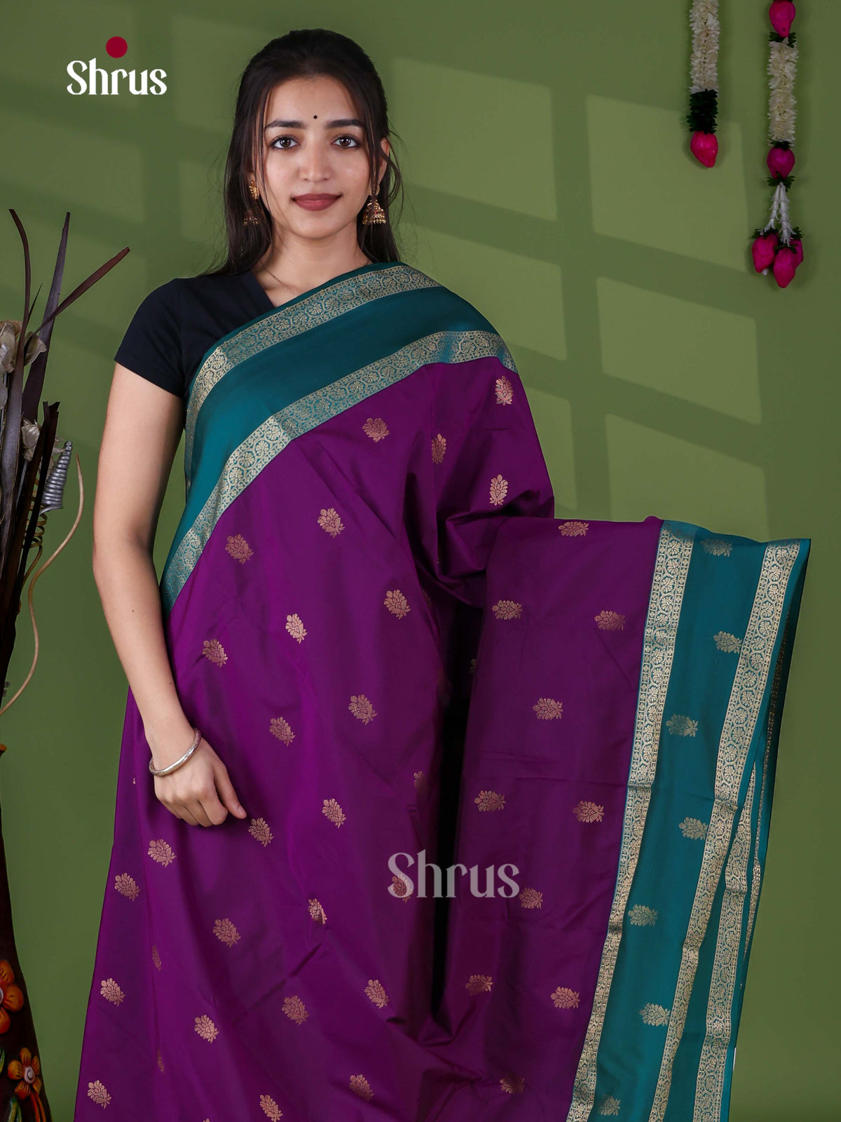 Semi Kanchipuram Saree - EJ15380