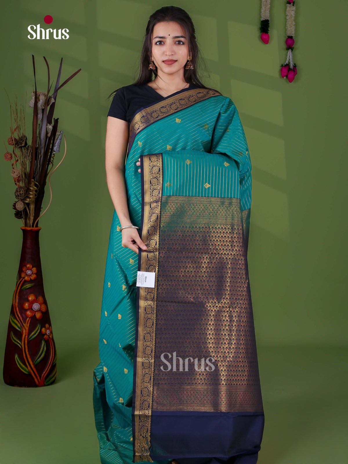 Semi Kanchipuram Saree - EJ15418