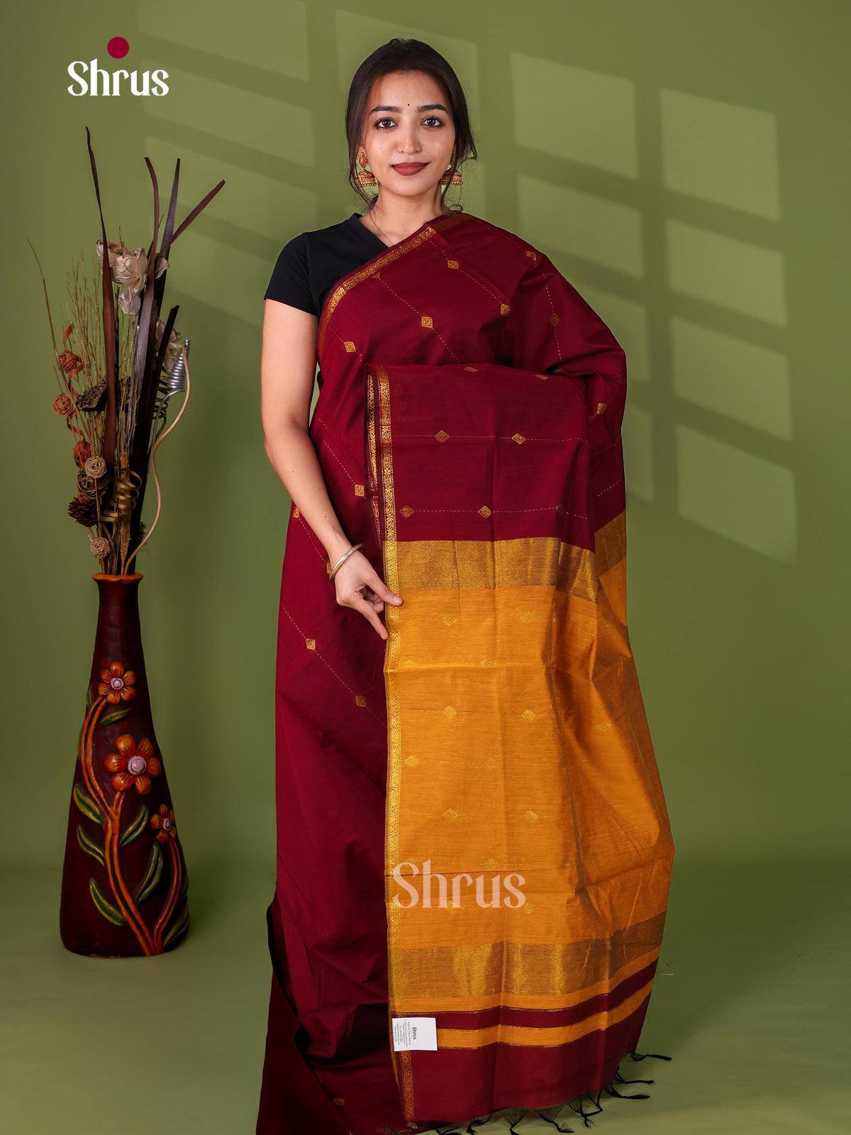 Semi Maheshwari Saree - EJ15489