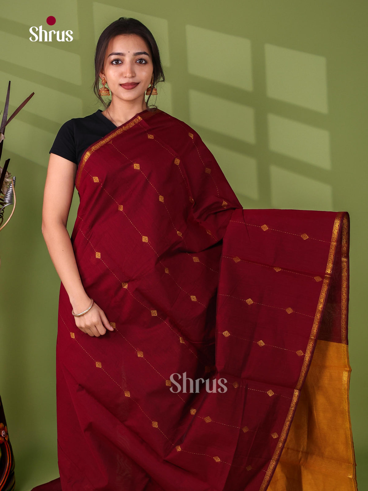 Semi Maheshwari Saree - EJ15489