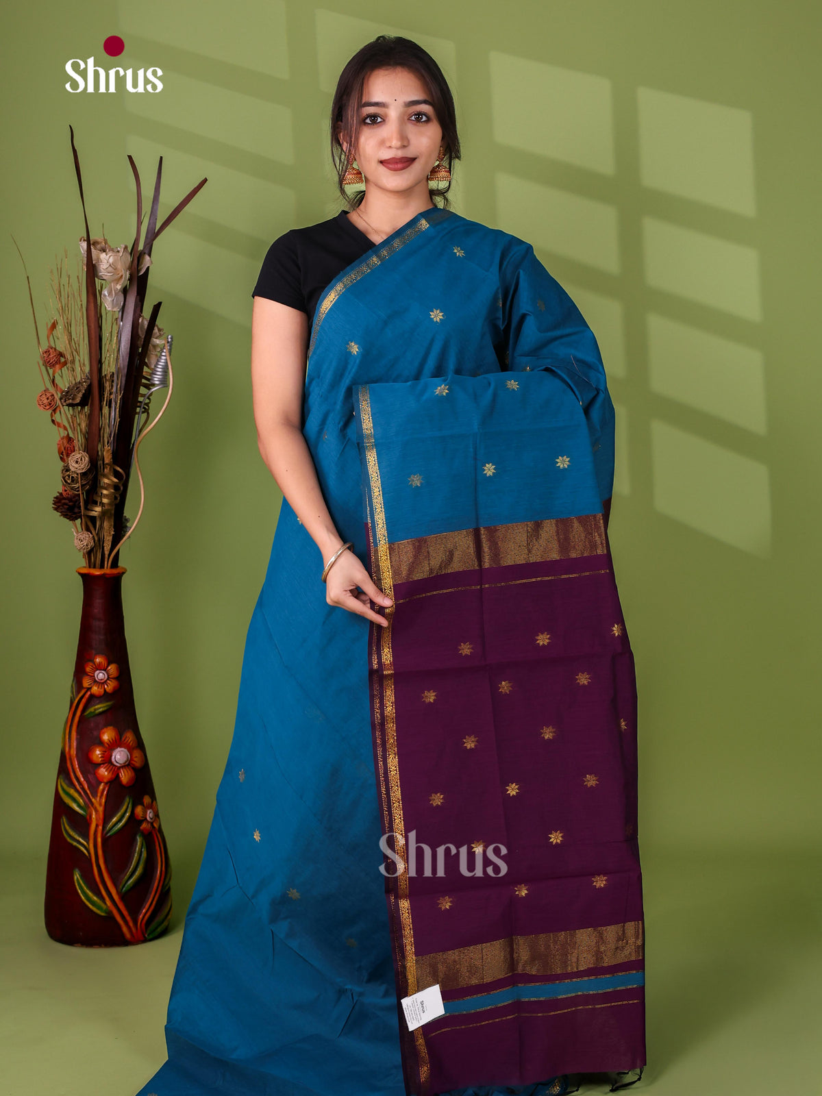 Semi Maheshwari Saree - EJ15490