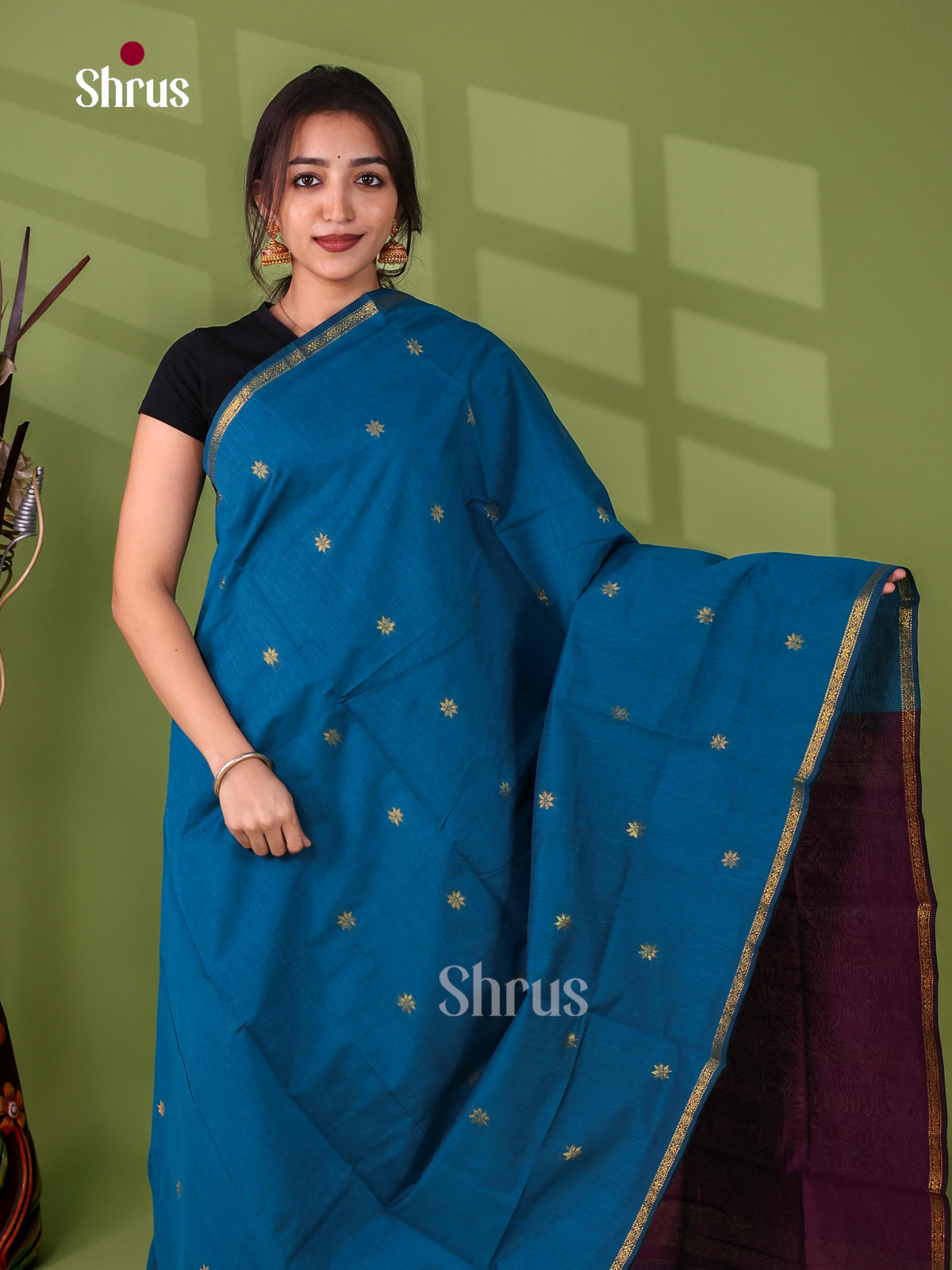 Semi Maheshwari Saree - EJ15490