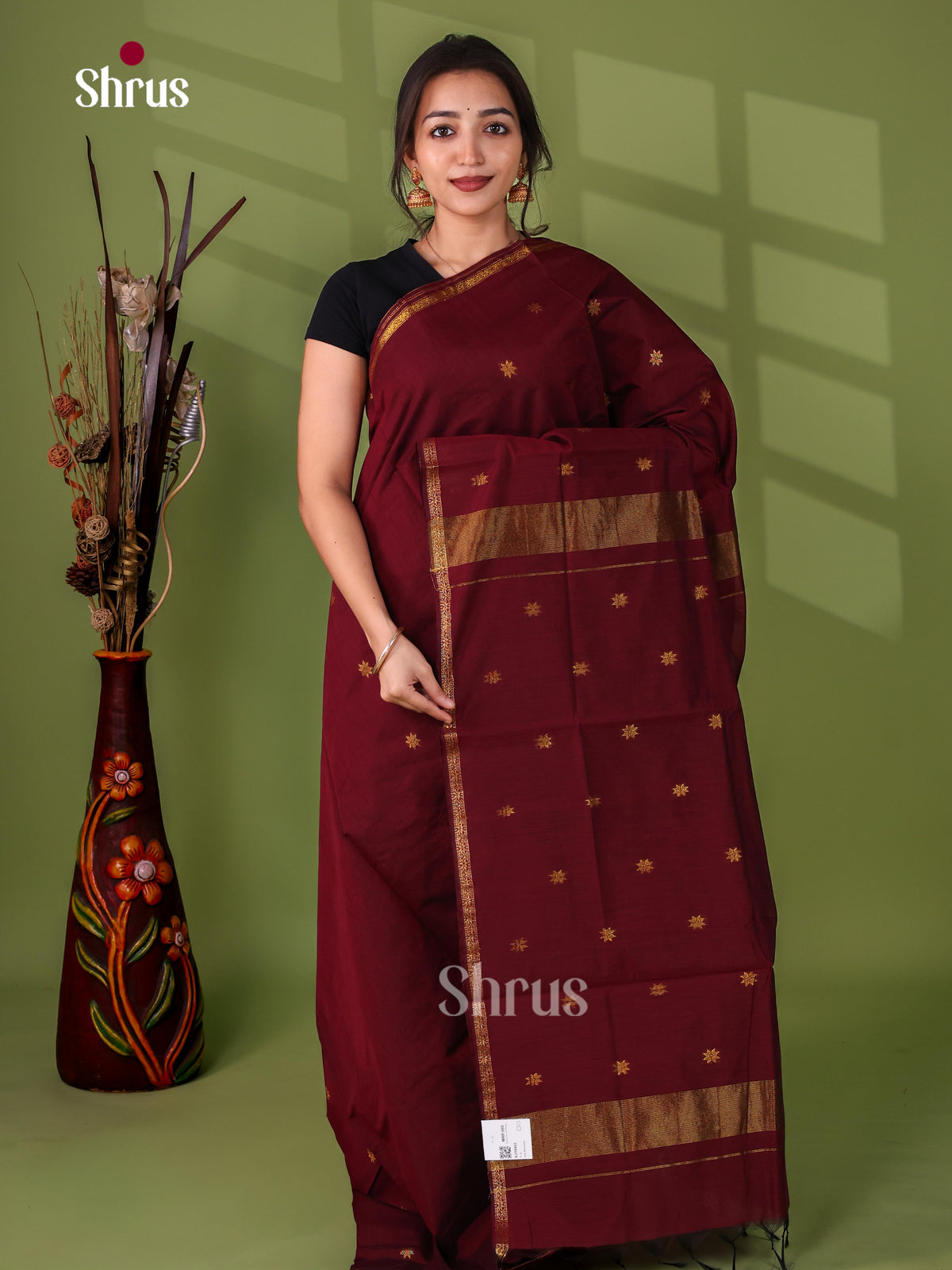 Semi Maheshwari Saree - EJ15493