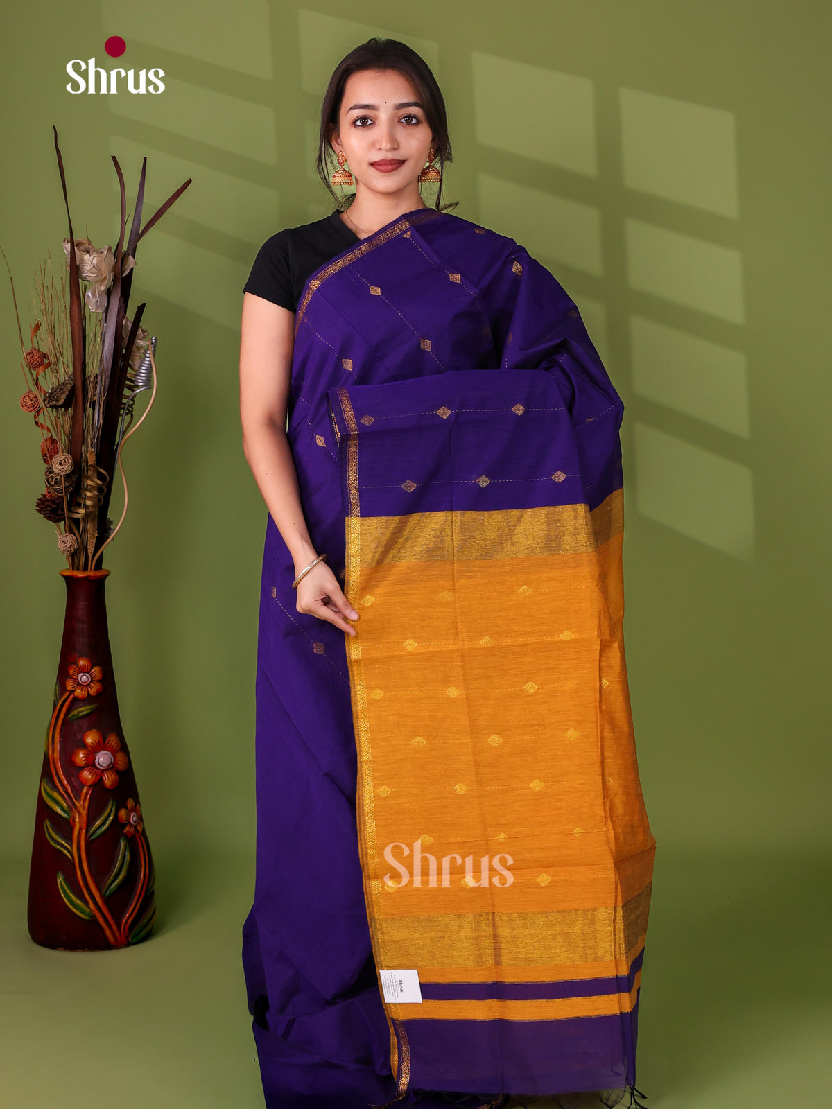 Semi Maheshwari Saree - EJ15511