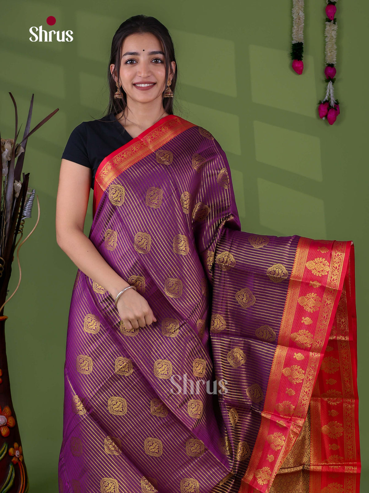 Semi Kanchipuram Saree - EJ16050