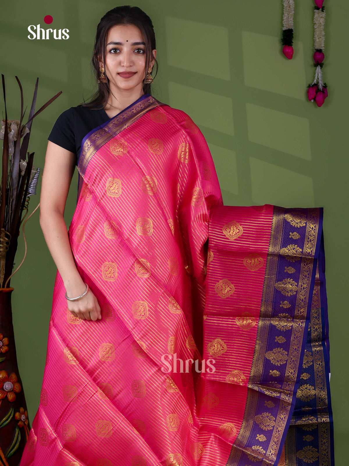 Semi Kanchipuram Saree - EJ16052