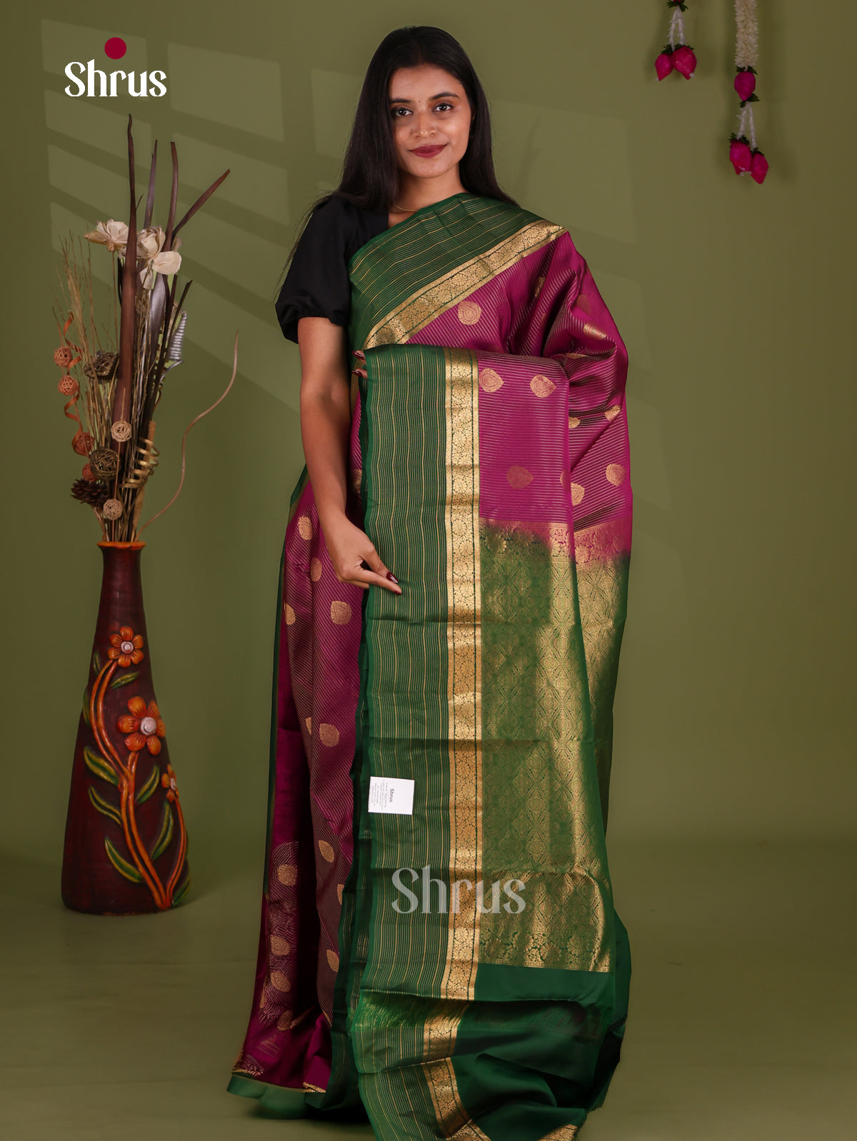 Kanchipuram-halfpure Saree - EJ17002