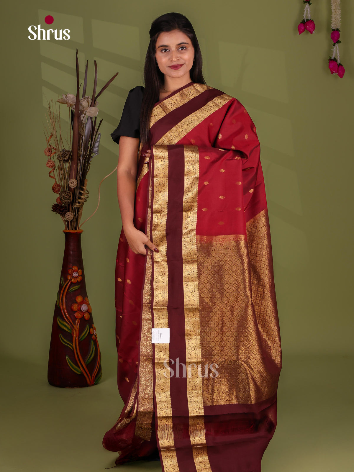 Kanchipuram-halfpure Saree - EJ17004