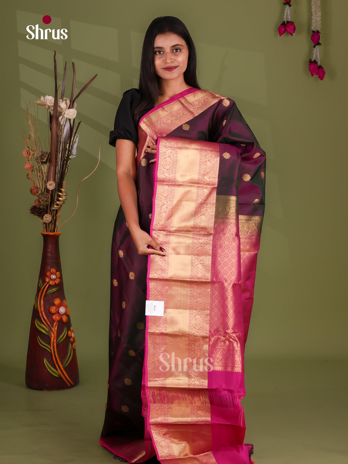 Kanchipuram-halfpure Saree - EJ17010
