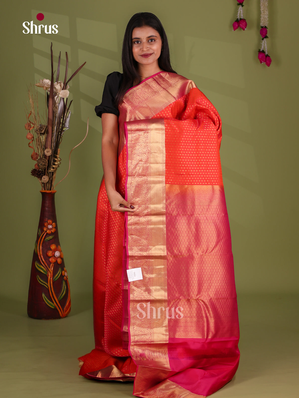 Kanchipuram-halfpure Saree - EJ17017