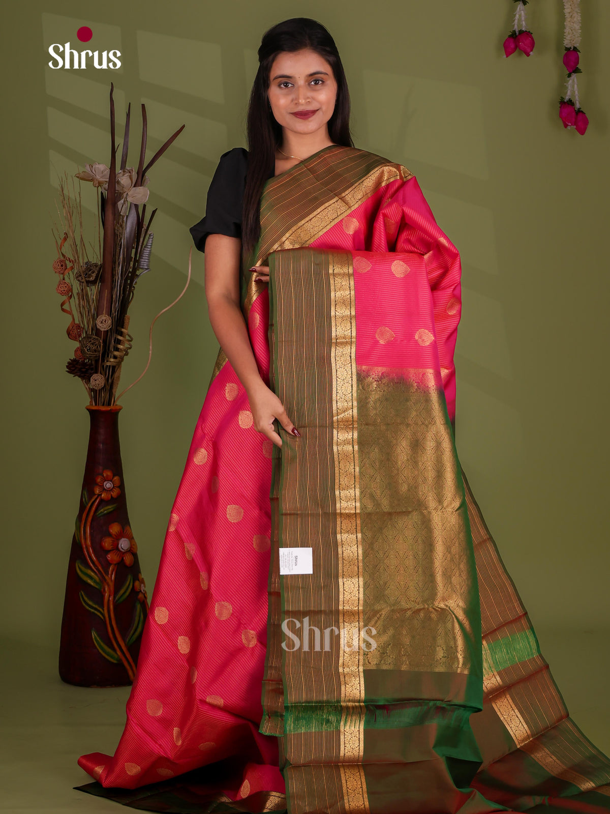 Kanchipuram-halfpure Saree - EJ17022