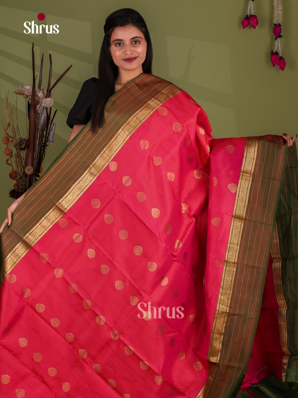 Kanchipuram-halfpure Saree - EJ17022