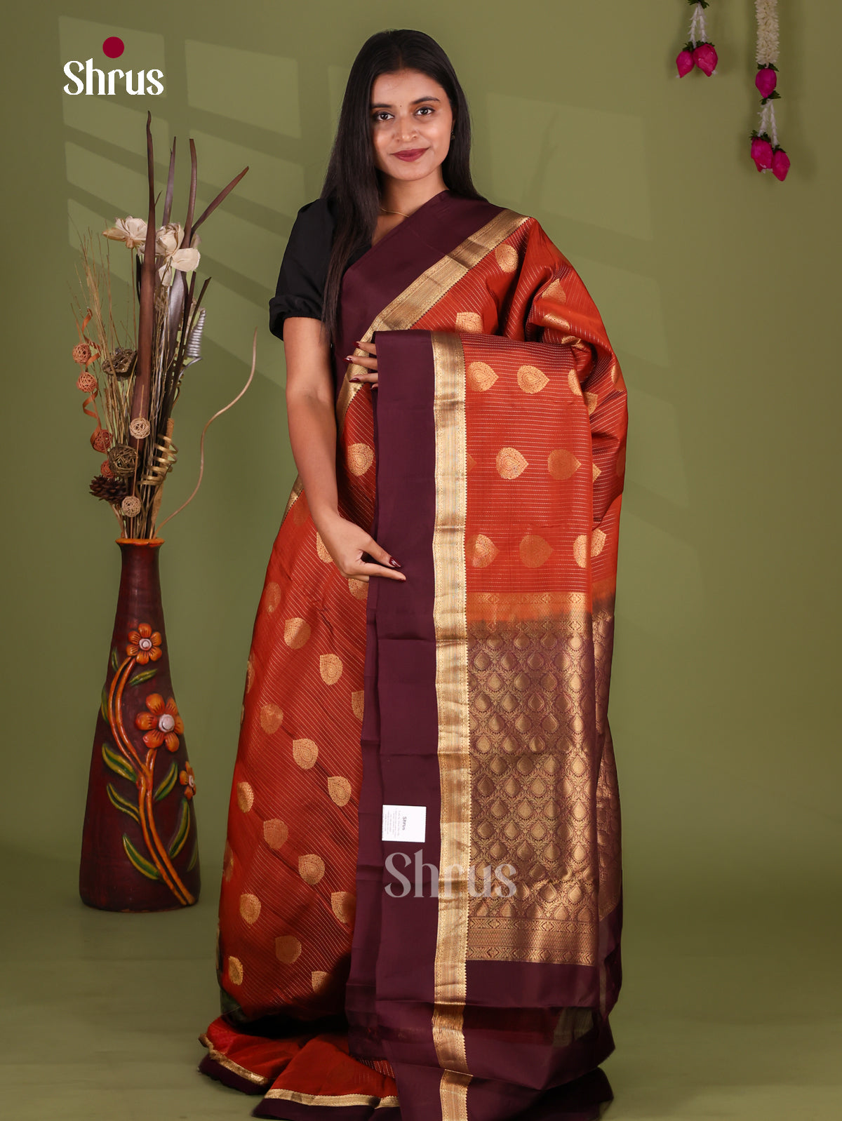 Kanchipuram-halfpure Saree - EJ17024