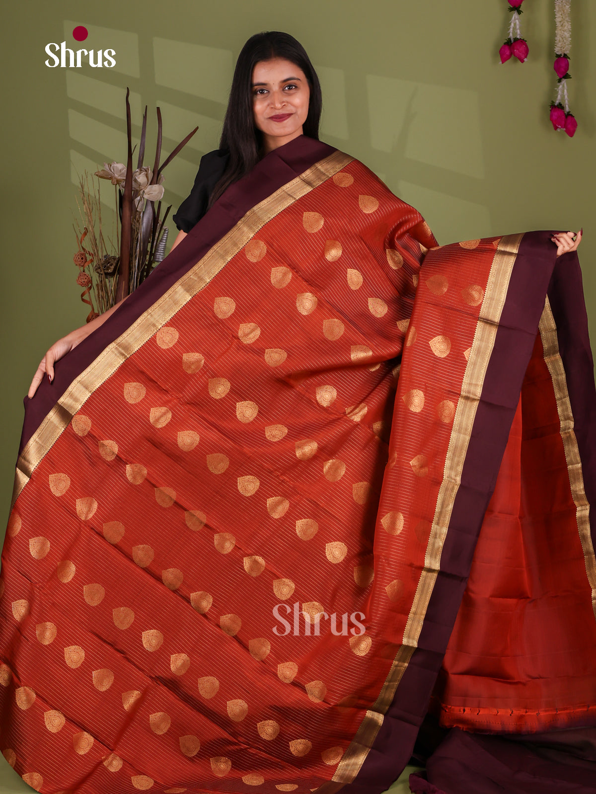 Kanchipuram-halfpure Saree - EJ17024