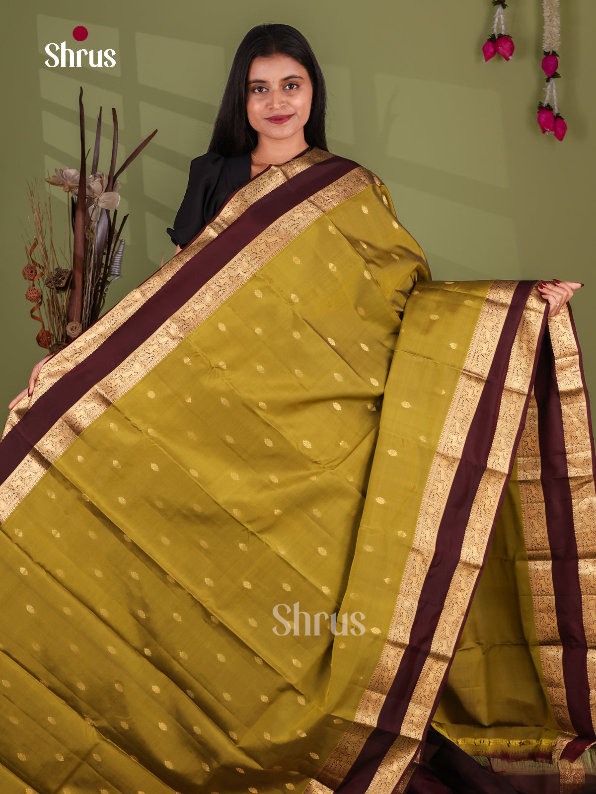 Kanchipuram-halfpure Saree - EJ17027
