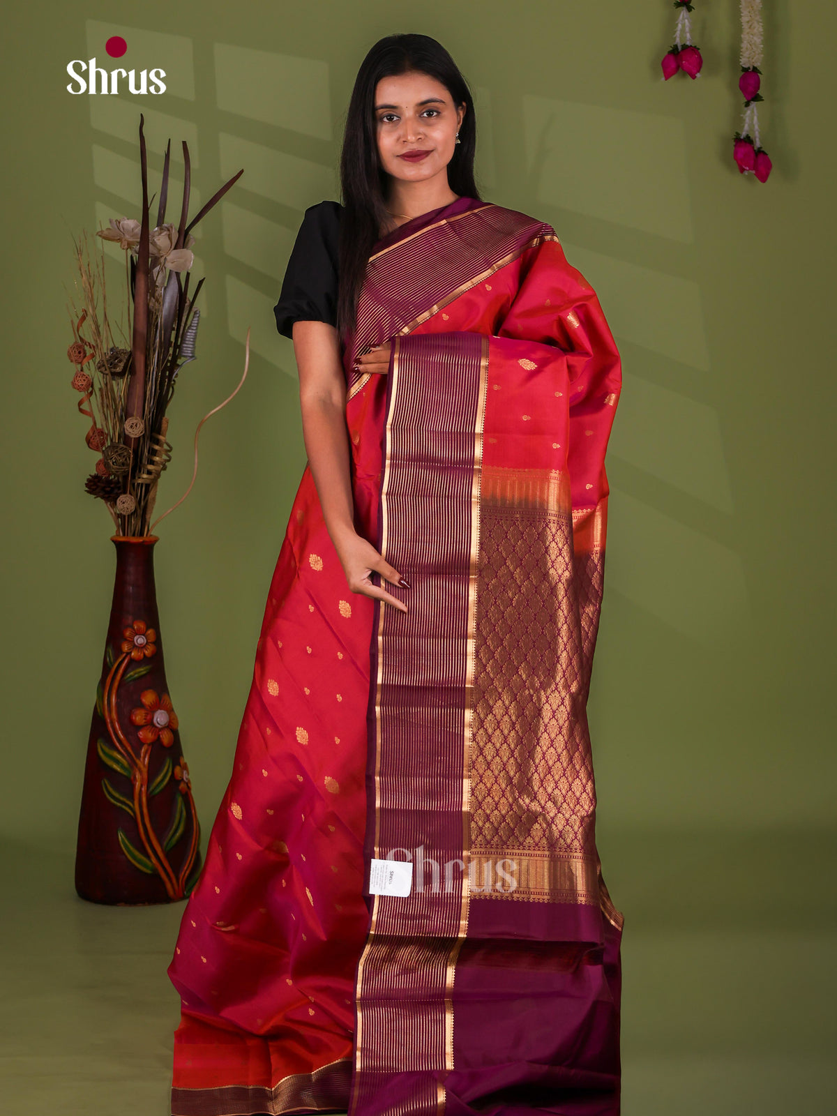 Kanchipuram-halfpure Saree - EJ17033