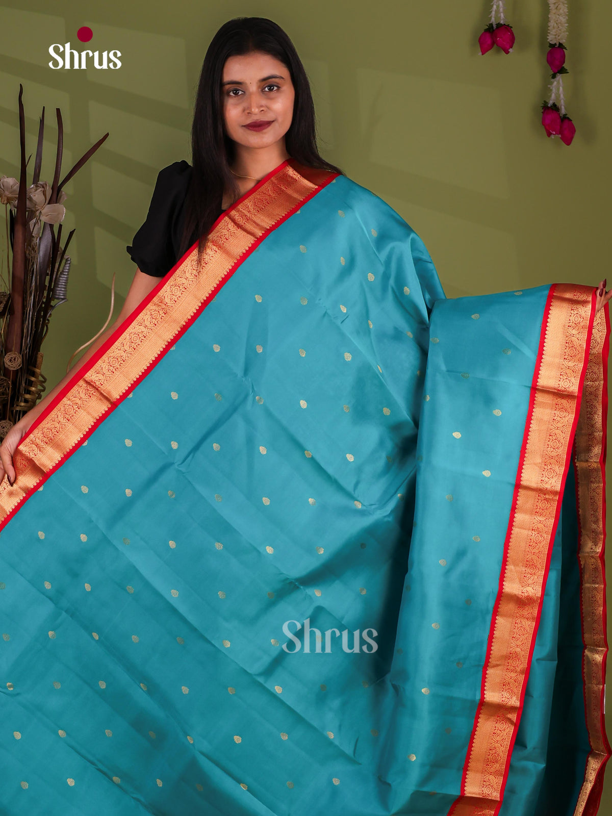 Kanchipuram-halfpure Saree - EJ17044