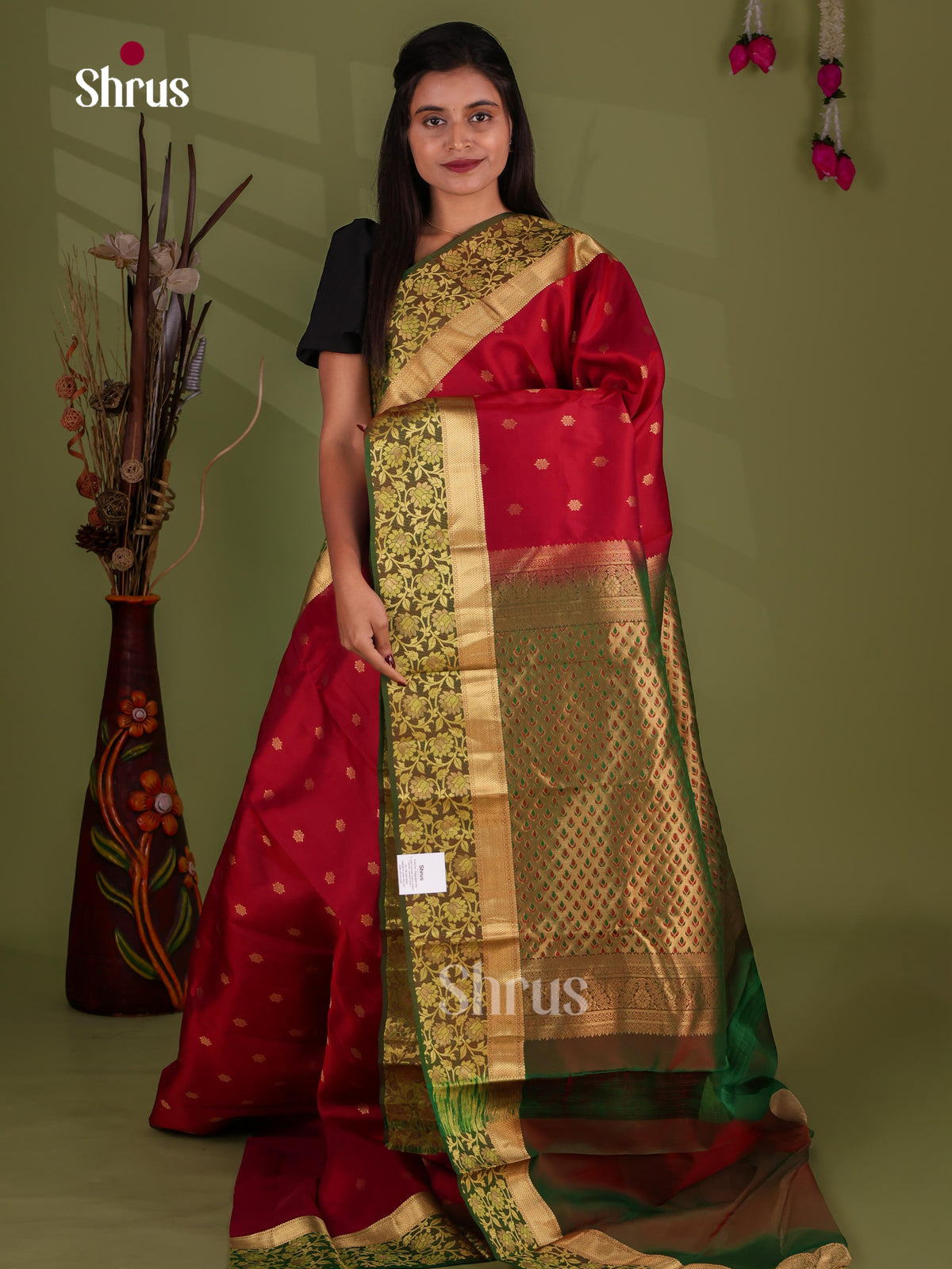Kanchipuram-halfpure Saree - EJ17045