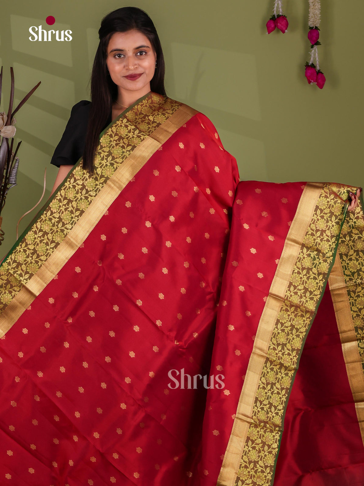 Kanchipuram-halfpure Saree - EJ17045