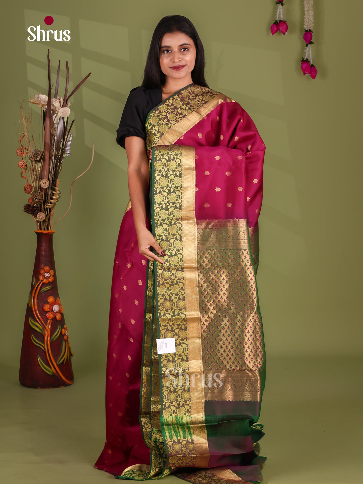 Kanchipuram-halfpure Saree - EJ17047