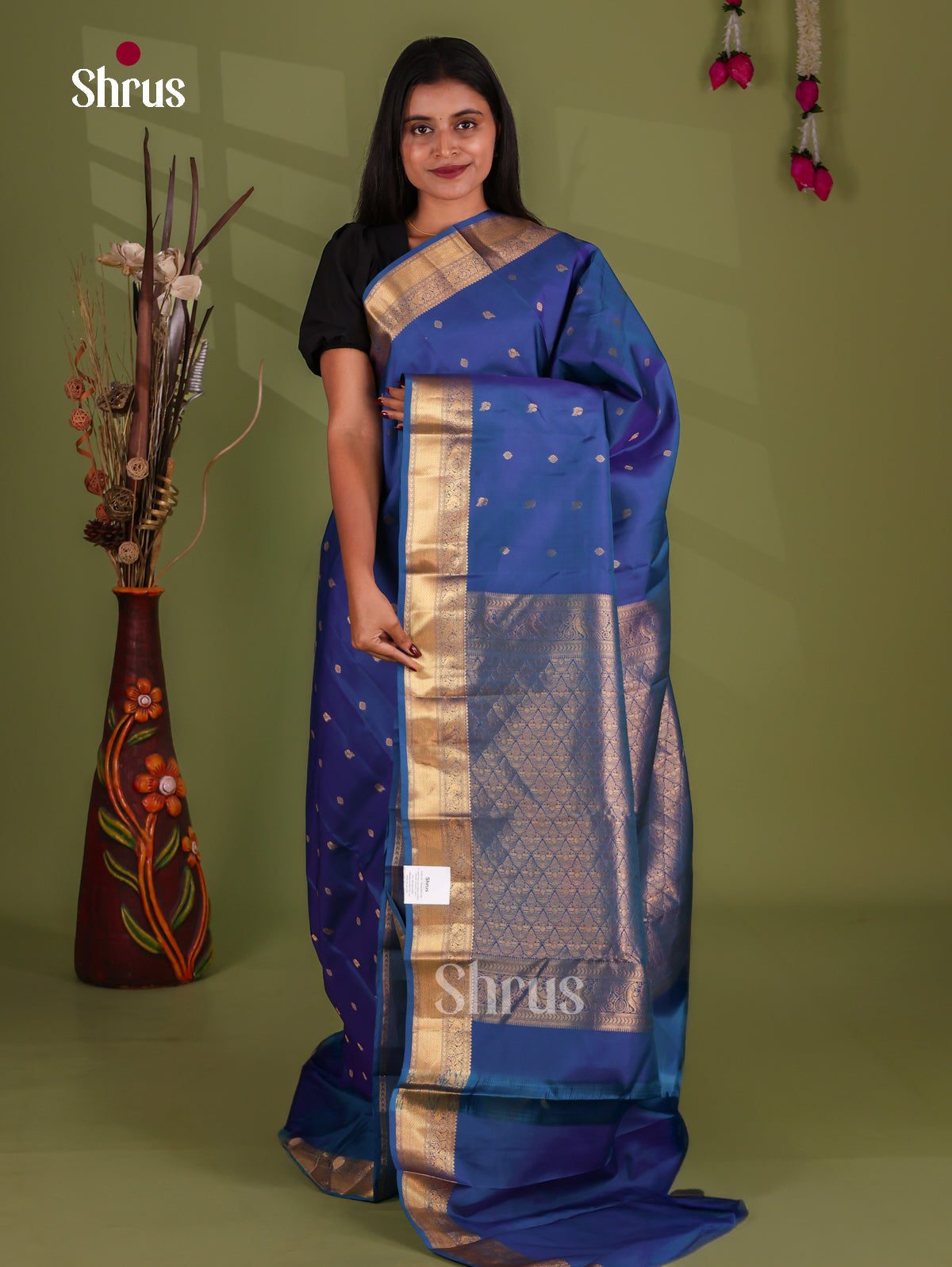 Kanchipuram-halfpure Saree - EJ17051