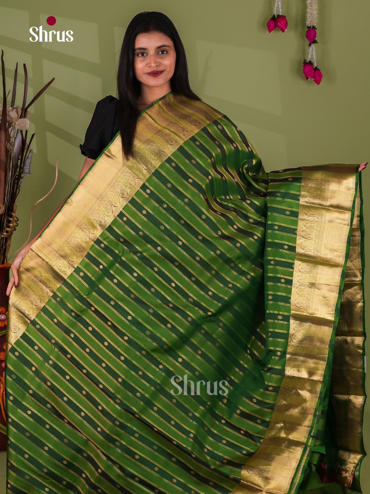 Kanchipuram-halfpure Saree - EJ17054