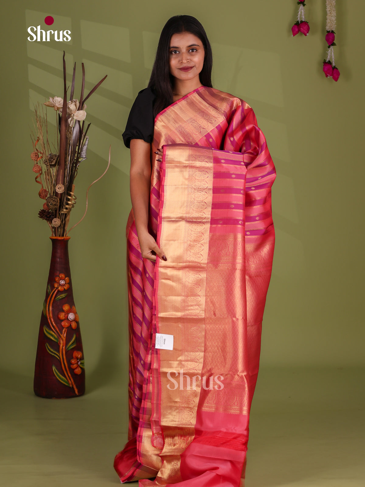 Kanchipuram-halfpure Saree - EJ17056