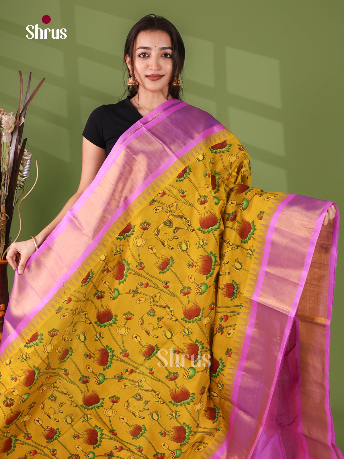 Silk Cotton Saree - EJ17061