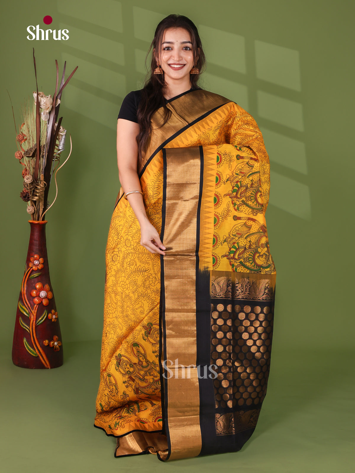 Silk Cotton Saree - EJ17062