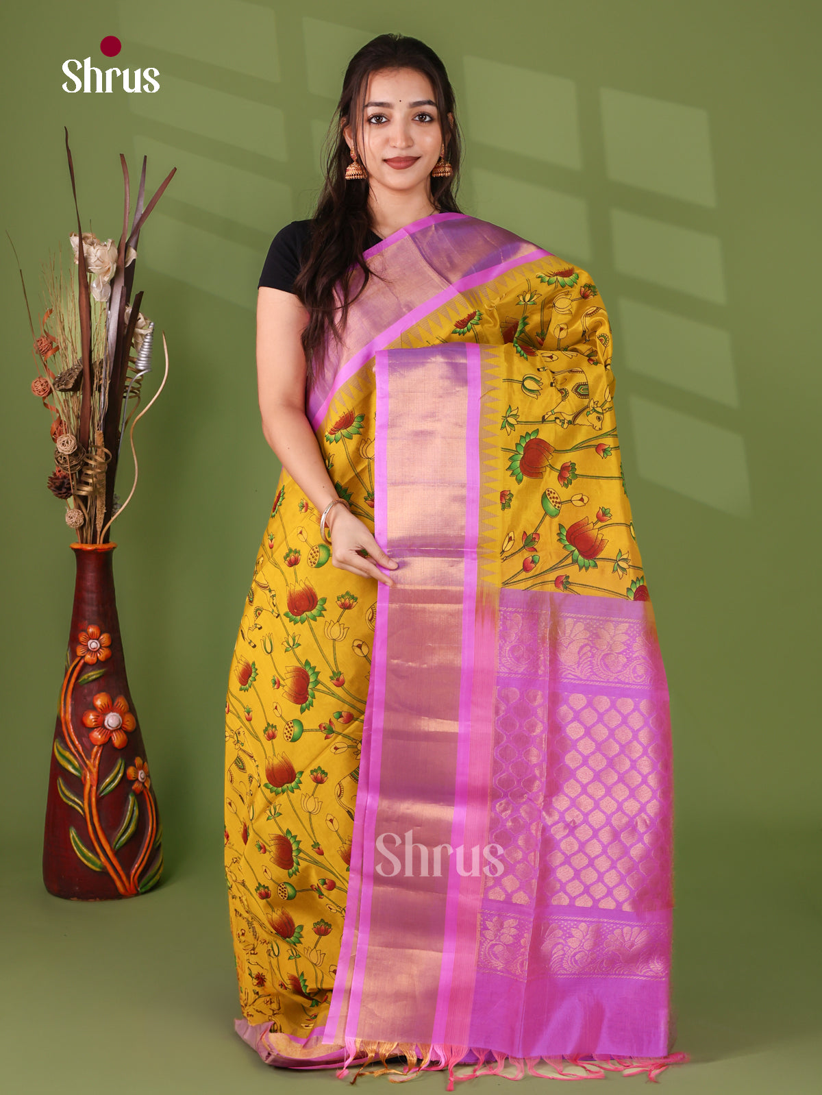 Silk Cotton Saree - EJ17066