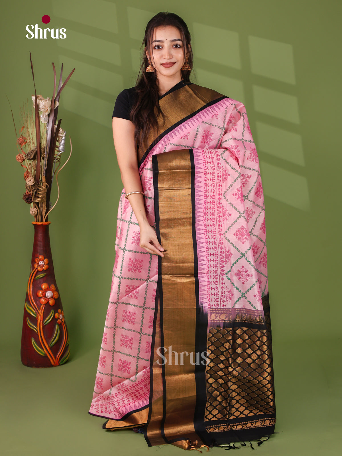 Silk Cotton Saree - EJ17069